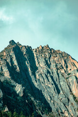 clouds over the mountains