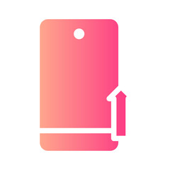 top up gradient icon