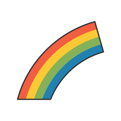Simple and Fun Rainbow Graphic