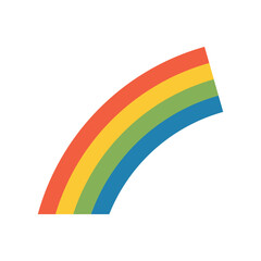 Simple and Fun Rainbow Graphic