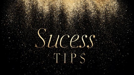 Minimalistic Inspirational Success Blueprint: Elegant and Impactful Graphic Design Featuring Subtle Confetti for Personal Growth and Creative Uplift