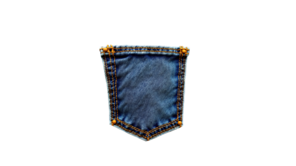 pants pocket on transparent background