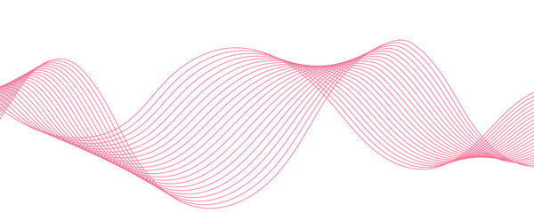 abstract pink wave background