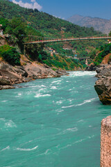 view of the sea from the mountain
