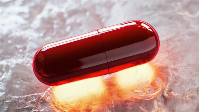 Red pill, a symbolic representation from cyberpunk themes and literature referring to the choice of real existence and awareness versus virtual reality.