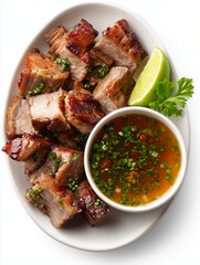 pork chop with vegetables