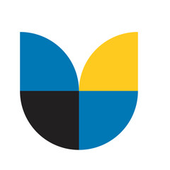 Geometric Modern Bauhaus Shape