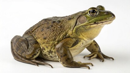 Fototapeta premium Goliath Frog on studio background