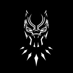 Black panther tshirt print