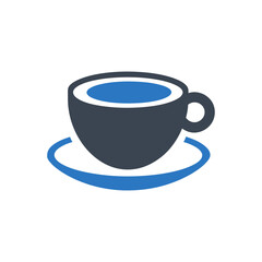 Coffee Cup on Saucer Icon