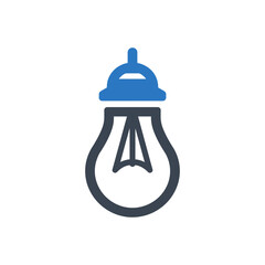 Creative Light Bulb Icon