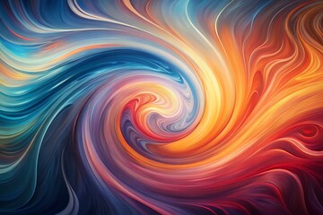 Abstract swirling vibrant colors paint texture background design