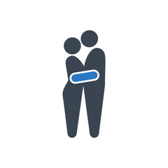 Couple Hugging icon