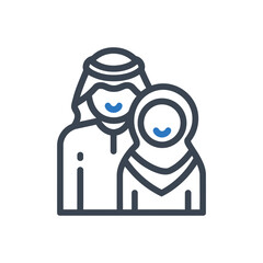 Couple with Smiles icon