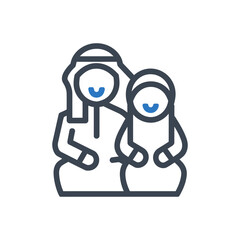 Couple Sitting Together icon