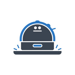 Cleaning Robot Icon