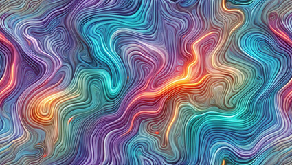 Fototapeta premium Abstract colorful wave lines background texture design wallpaper pattern art
