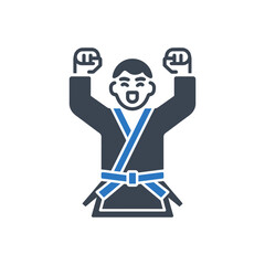 Karate Victory Icon