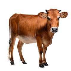 The Realistic Image of A Cow in Full Body