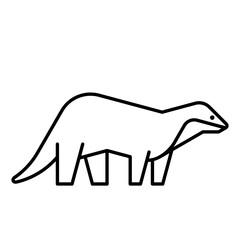 Otter Logo. Icon design. Template elements
