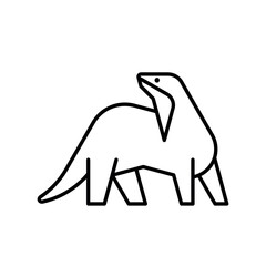 Otter Logo. Icon design. Template elements
