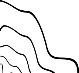 Obraz premium Simple elevation waves at the edge