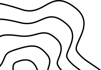 Smooth corner line bending upward