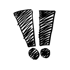 Comic Sign Doodle Sketch Scribble Element for Scrapbook, Journal, and Handdrawn Decoration