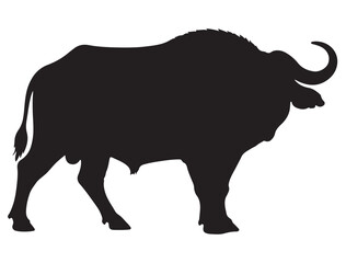 AFRICAN BUFFALO SILHOUETTE
