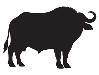 AFRICAN BUFFALO SILHOUETTE