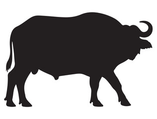 AFRICAN BUFFALO SILHOUETTE