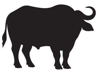 AFRICAN BUFFALO SILHOUETTE