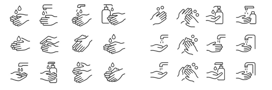 Steps for effective handwashing in a clean and hygienic manner following health guidelines