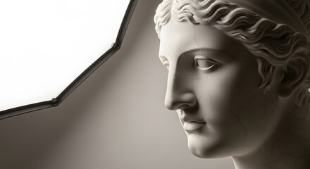 Classical Sculpture A Profile of a Marble Bust