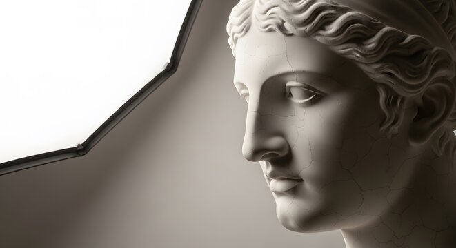 Classical Sculpture A Profile of a Marble Bust