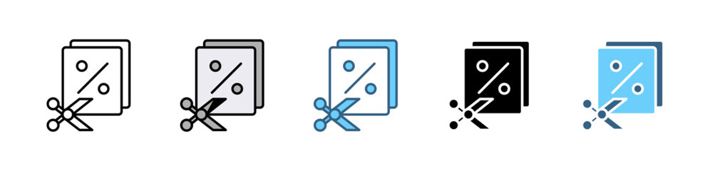 E-COMMERCE icon with multiple style