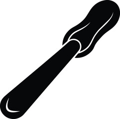 Tongue depressor vector silhouette