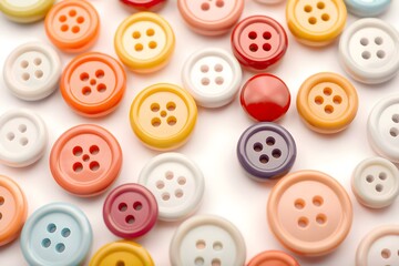 Colorful clothing plastic buttons , sewing buttons 