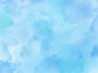 Blue abstract watercolor background wallpaper	
