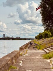 bicycle by the river