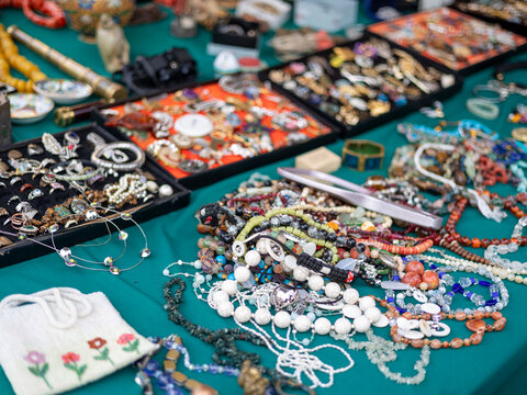 Handicraft Shop Counter at a Vienna Market