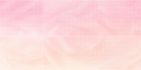 Pink rose halftone pattern. Retro comic gradient background. Pixelated dotted texture overlay. Cartoon pop art faded gradient pattern. Vector backdrop for poster, banner, advertisement