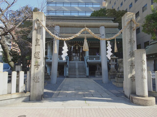 日本：白神社（しらかみしゃ）／被爆での遺構が残る神社／広島県広島市