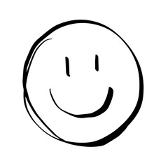 Emoji Doodle Sketch Scribble Element for Scrapbook, Journal, and Handdrawn Decoration