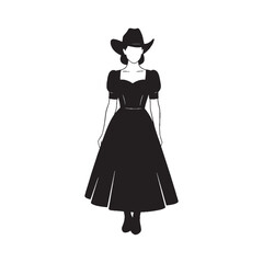 Tiny petite woman displaying a miniature and adorable form - petite woman silhouette - petite woman Vector - Silhouette of petite woman
