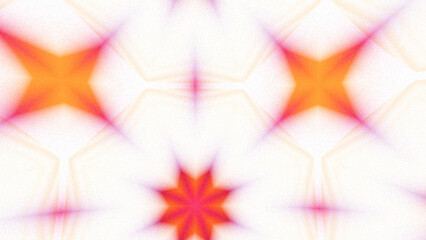 Abstract Radiant Burst with Soft Grain Texture, Symmetrical Glow Pattern in Psychedelic Style, Radiating Circular Abstract with Subtle Noise, Kaleidoscopic Starburst with Gradient Flow