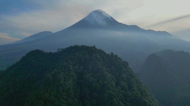 Mount Merapi From The air