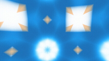 Abstract Radiant Burst with Soft Grain Texture, Symmetrical Glow Pattern in Psychedelic Style, Radiating Circular Abstract with Subtle Noise, Kaleidoscopic Starburst with Gradient Flow