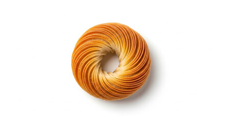 spiral string isolated on white background