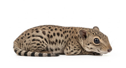 Obraz premium leopard on a white background